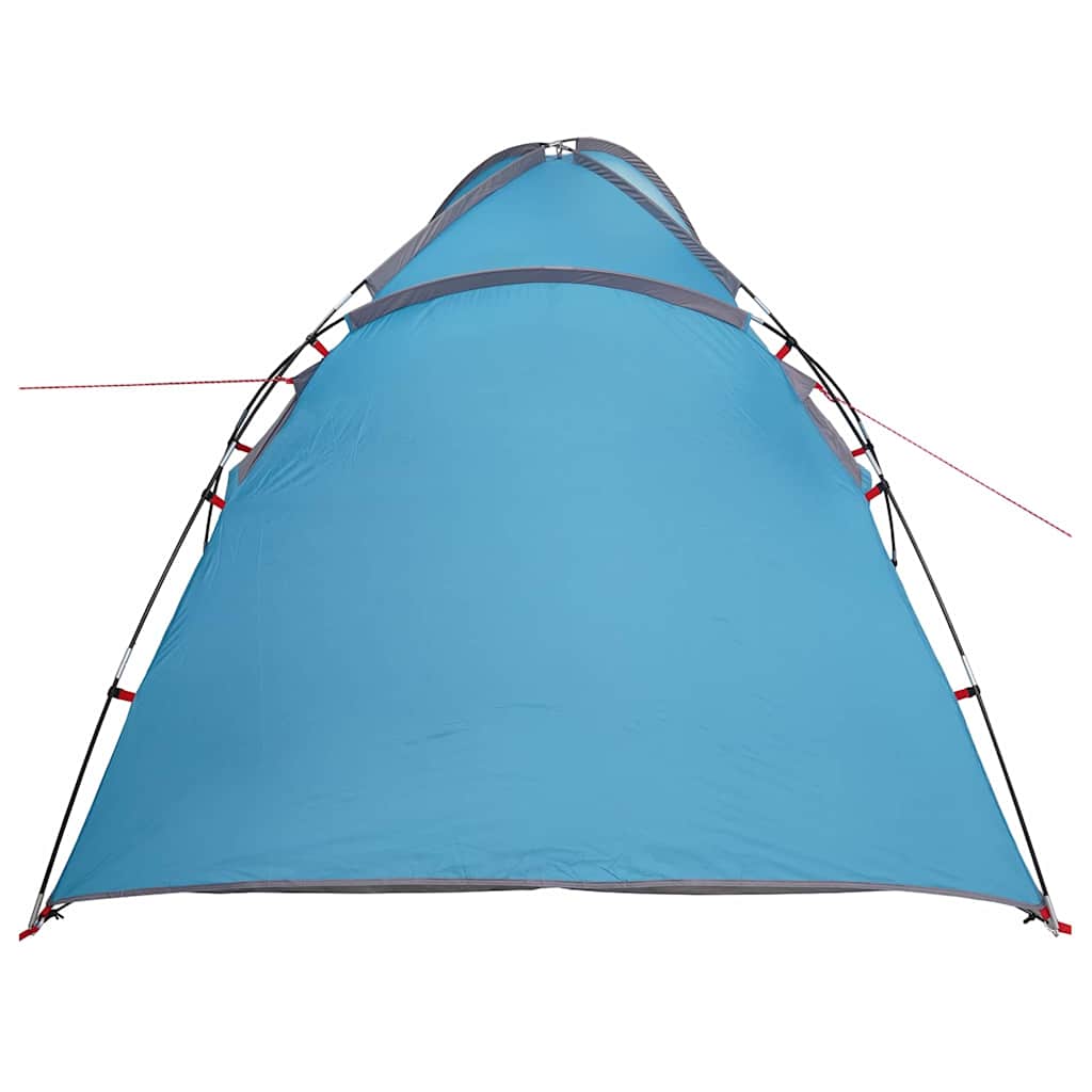 vidaXL Namiot domek z dachem Niebieski 370 x 230 x 185 cm tafta
