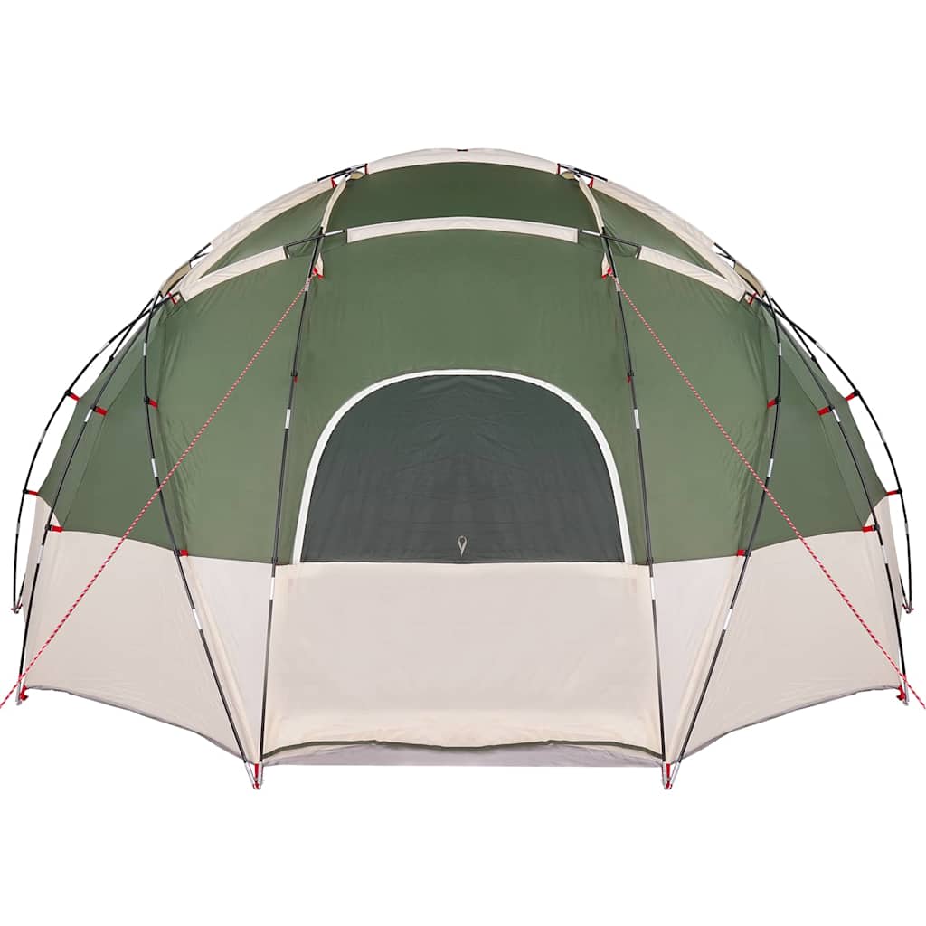 vidaXL Namiot kopułowy z dachem Zielony 475 x 475 x 235 cm tafta