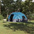 vidaXL Namiot kopułowy z dachem Niebieski 475 x 475 x 235 cm tafta