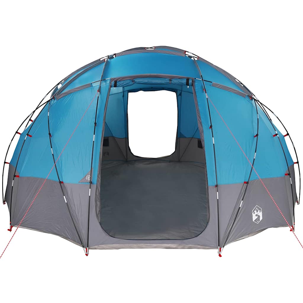 vidaXL Namiot kopułowy z dachem Niebieski 475 x 475 x 235 cm tafta