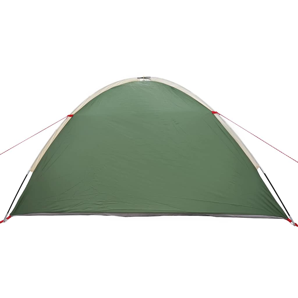 vidaXL Namiot kopułowy 4-osobowy 308 x 268 x 130 cm zielony tafta