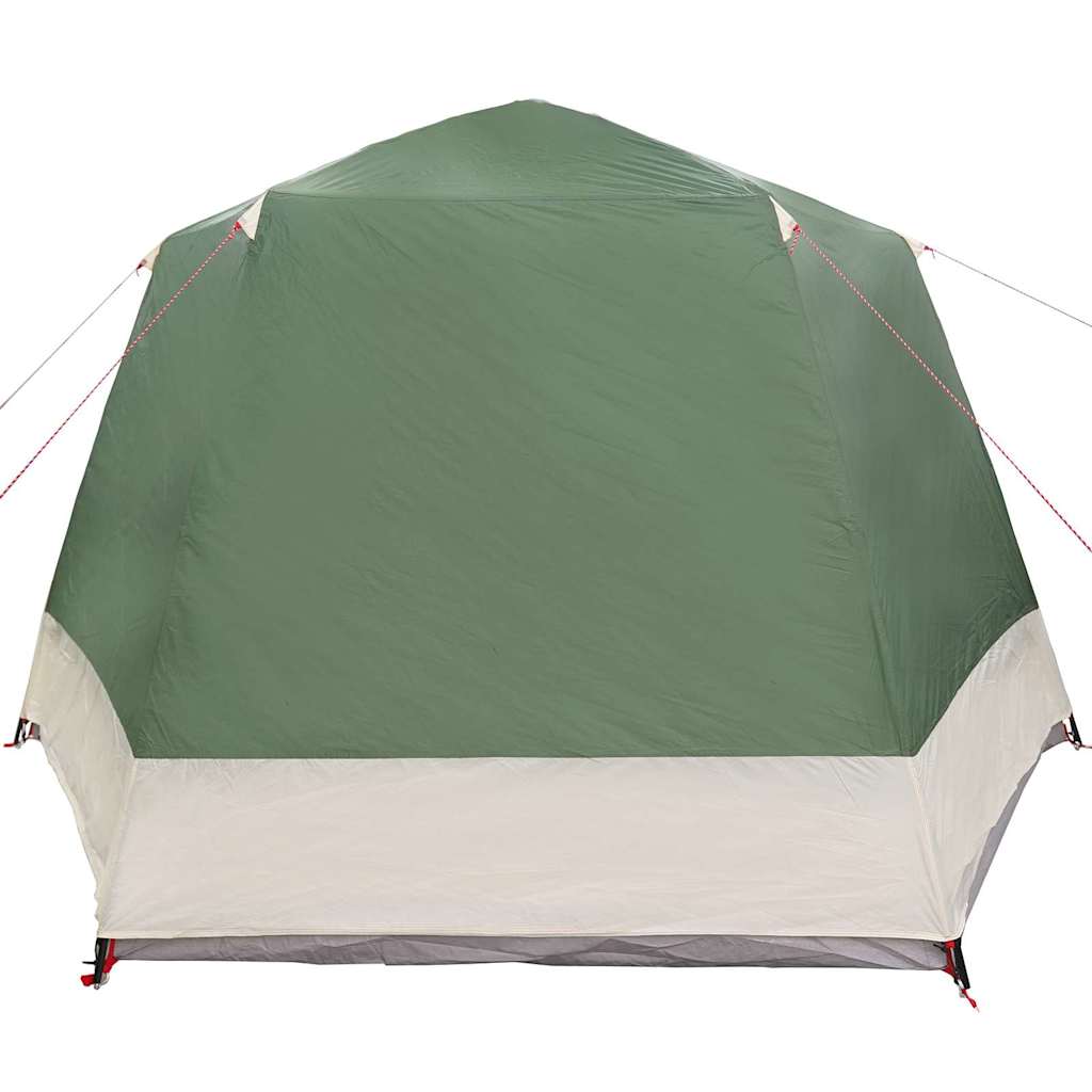 vidaXL Namiot campingowy Domek Zielony 420 x 420 x 227 cm Poliester