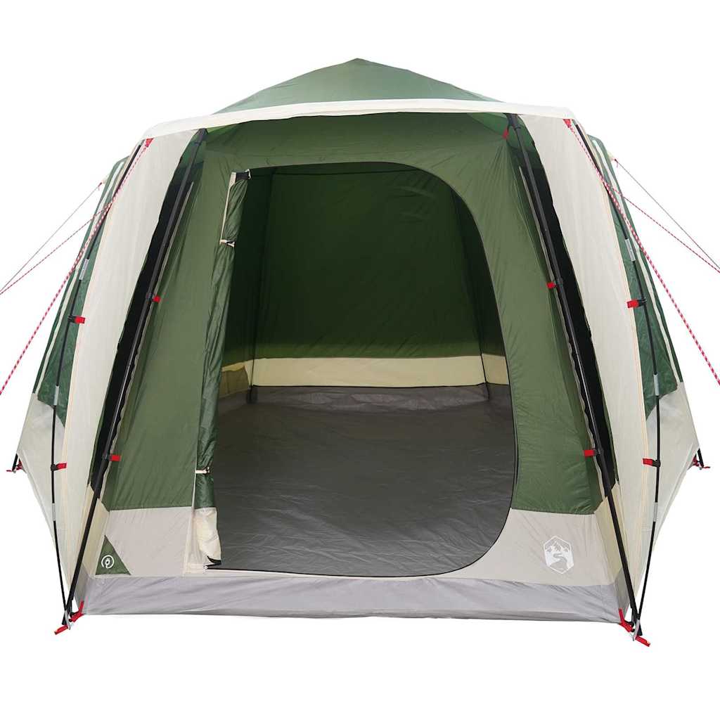 vidaXL Namiot campingowy Domek Zielony 420 x 420 x 227 cm Poliester