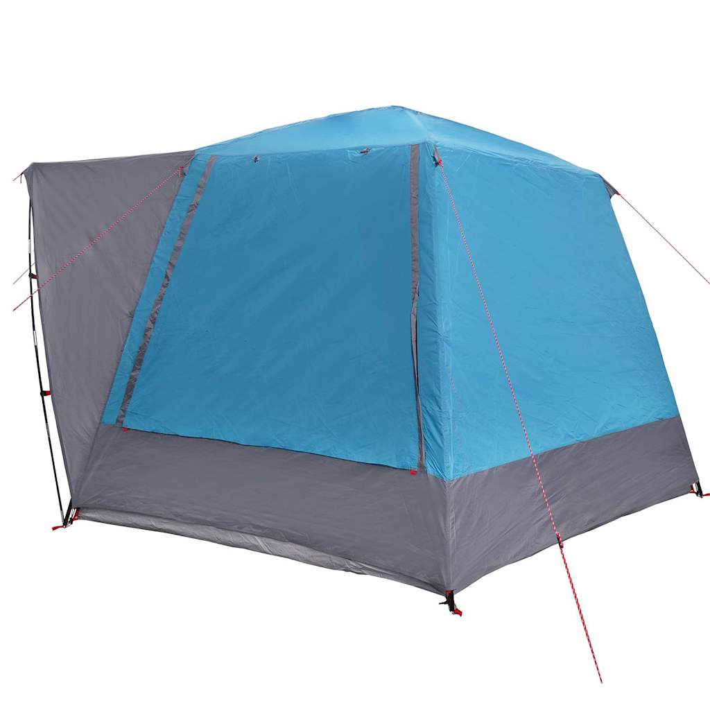 vidaXL Namiot campingowy Domek Niebieski 420 x 420 x 227 cm Poliester