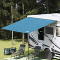 vidaXL Tarp odporny na wodę -osobowy 240 x 300 cm Niebieski