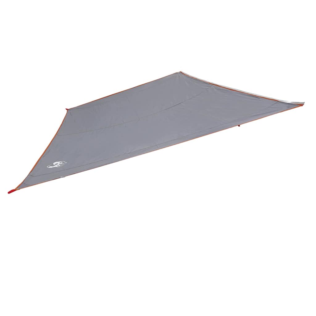 vidaXL Tarp odporny na wodę -osobowy 240 x 300 cm Szary i pomarańczowy