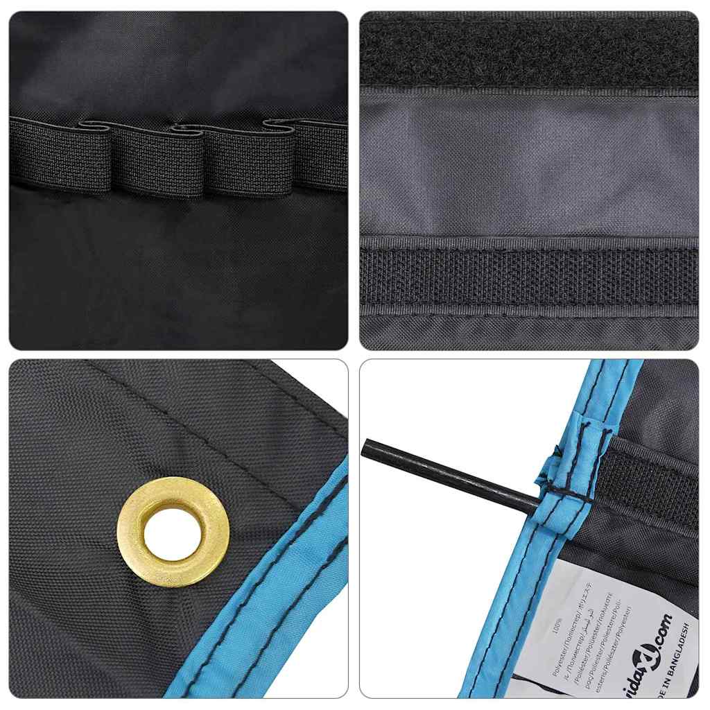 vidaXL Torba do przechowywania Czarny i niebieski 161 x 58,5 cm oxford