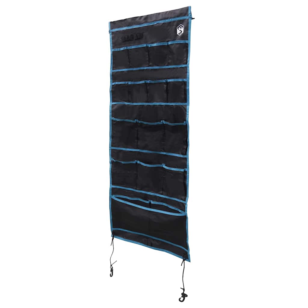 vidaXL Torba do przechowywania Czarny i niebieski 125 x 48 cm oxford