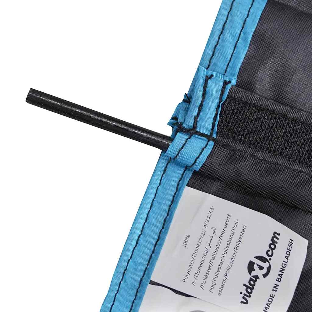 vidaXL Torba do przechowywania Czarny i niebieski 63,5 x 40 cm oxford