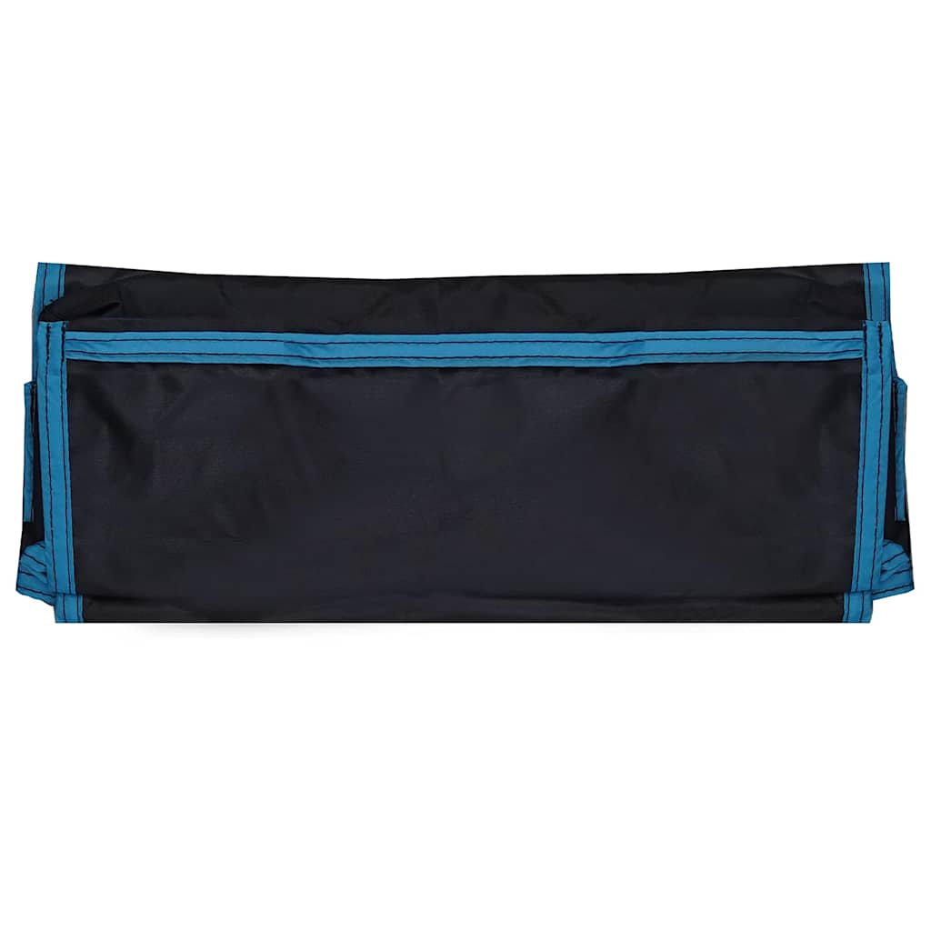 vidaXL Torba do przechowywania Czarny i niebieski 140 x 43 cm oxford