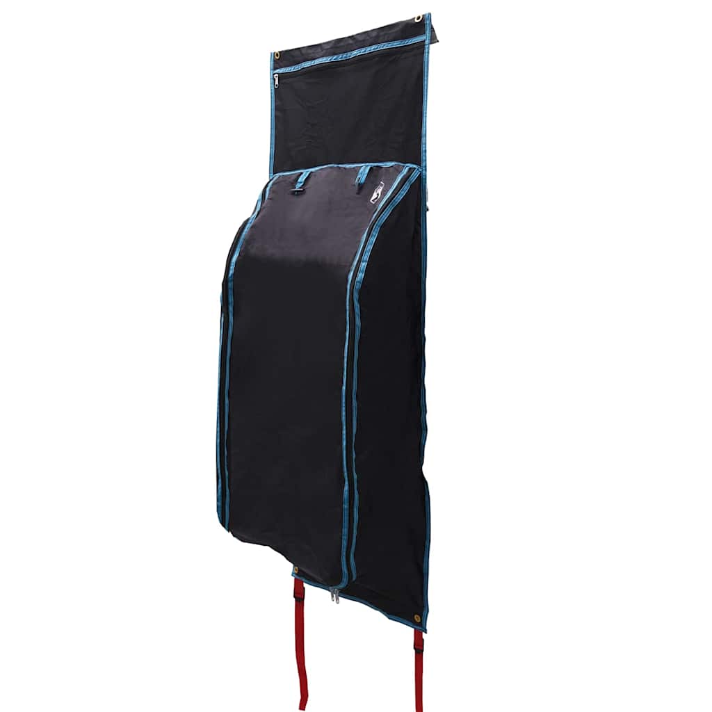 vidaXL Torba do przechowywania Czarny i niebieski 140 x 43 cm oxford