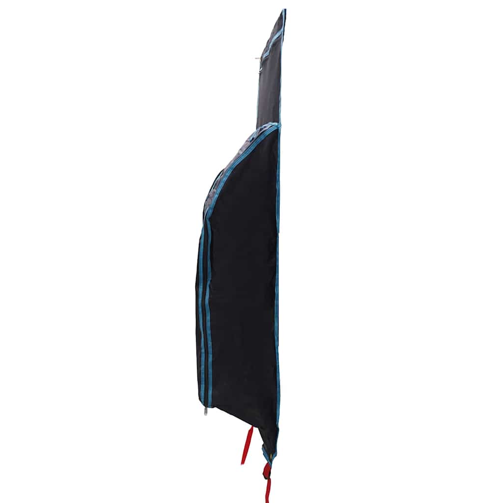 vidaXL Torba do przechowywania Czarny i niebieski 140 x 43 cm oxford