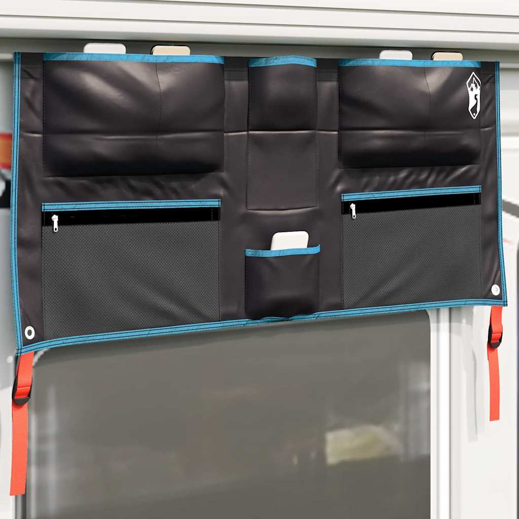 vidaXL Torba do przechowywania Czarny i niebieski 98 x 47 cm oxford
