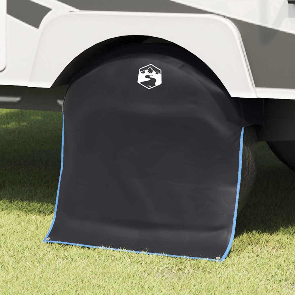 vidaXL Kołpak Czarny i niebieski 108 x 76 cm oxford