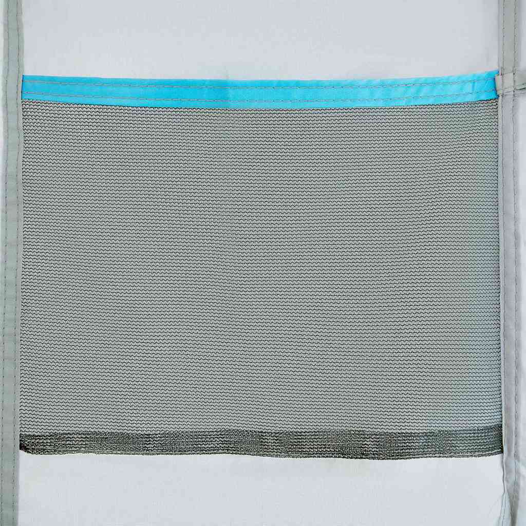 vidaXL Wiszący organizer do namiotu Szary i Niebieski 320 x 182 cm