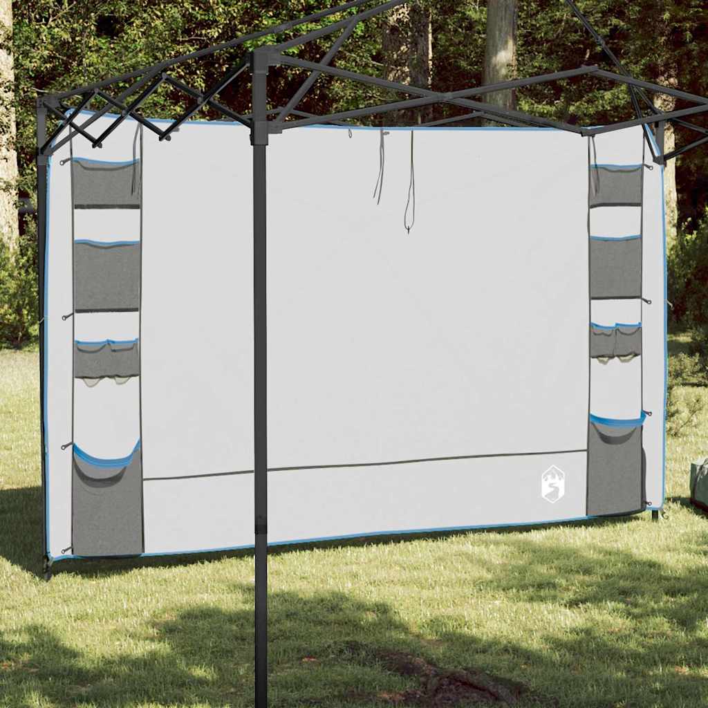 vidaXL Wiszący organizer do namiotu Szary i Niebieski 320 x 182 cm