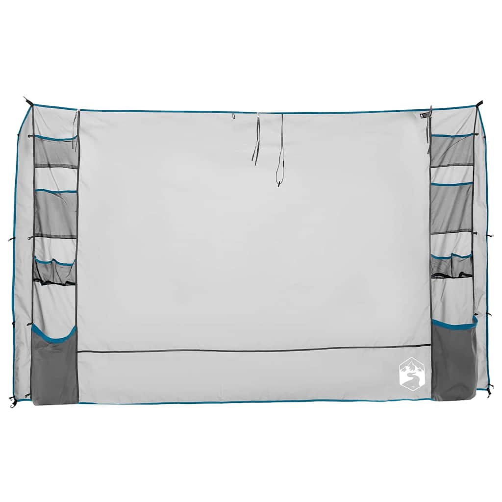 vidaXL Wiszący organizer do namiotu Szary i Niebieski 320 x 182 cm