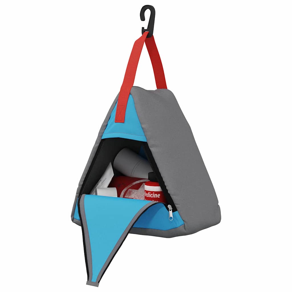vidaXL Torba do przechowywania 4 pcs Szary i Niebieski 24 x 16 x 24 cm