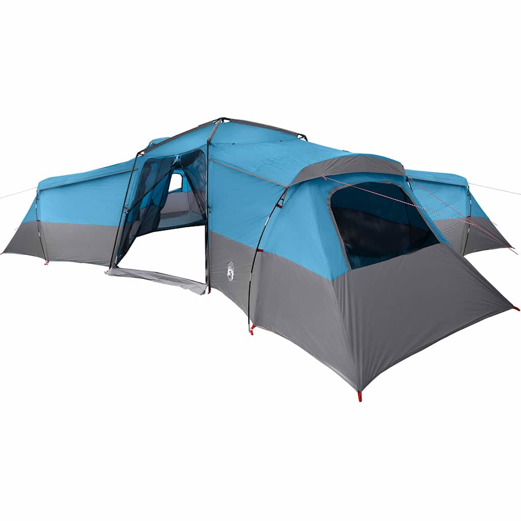 vidaXL Namiot rodzinny z dachem Niebieski 833 x 585 x 216 cm tafta
