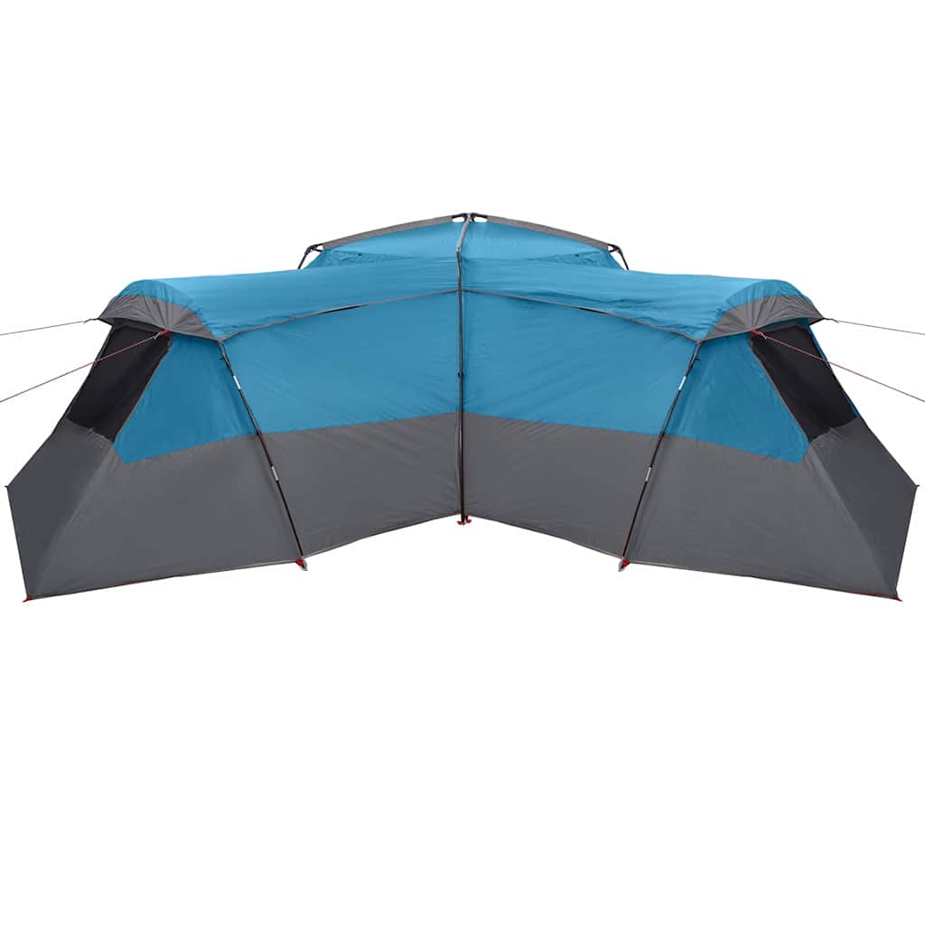 vidaXL Namiot rodzinny z dachem Niebieski 833 x 585 x 216 cm tafta