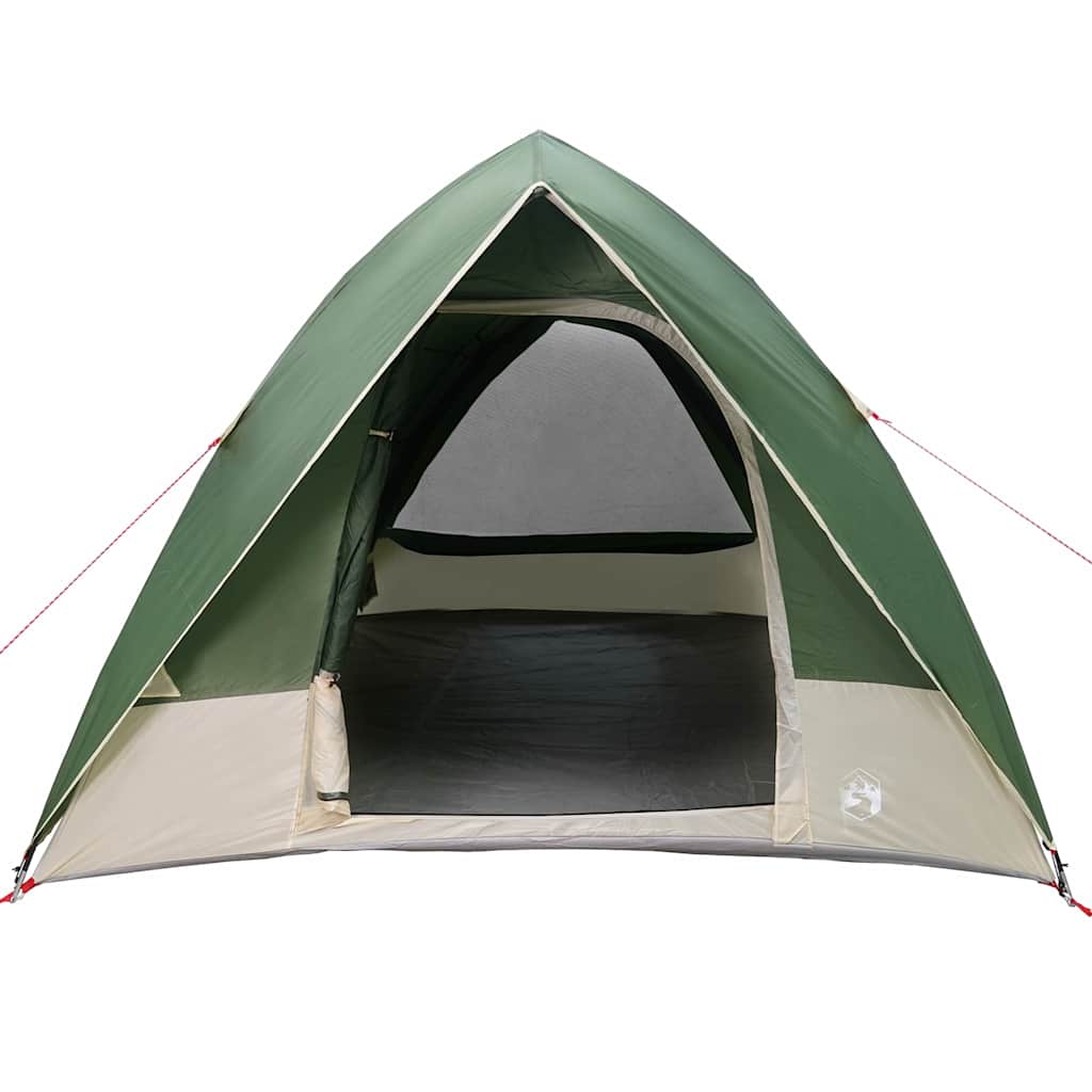 vidaXL Namiot campingowy z dachem Zielony 320 x 275 x 190 cm tafta
