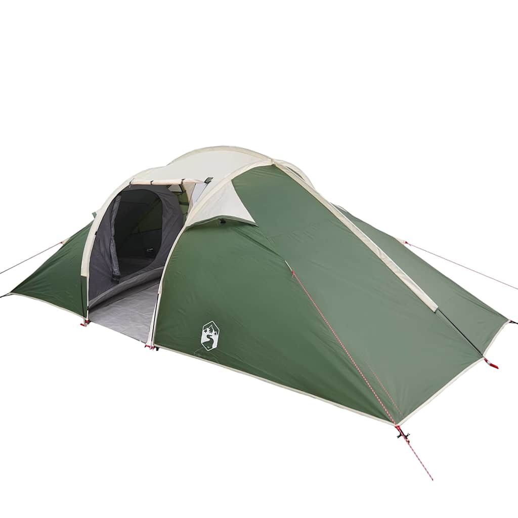vidaXL Namiot tunelowy z dachem Zielony 510 x 240 x 156 cm tafta