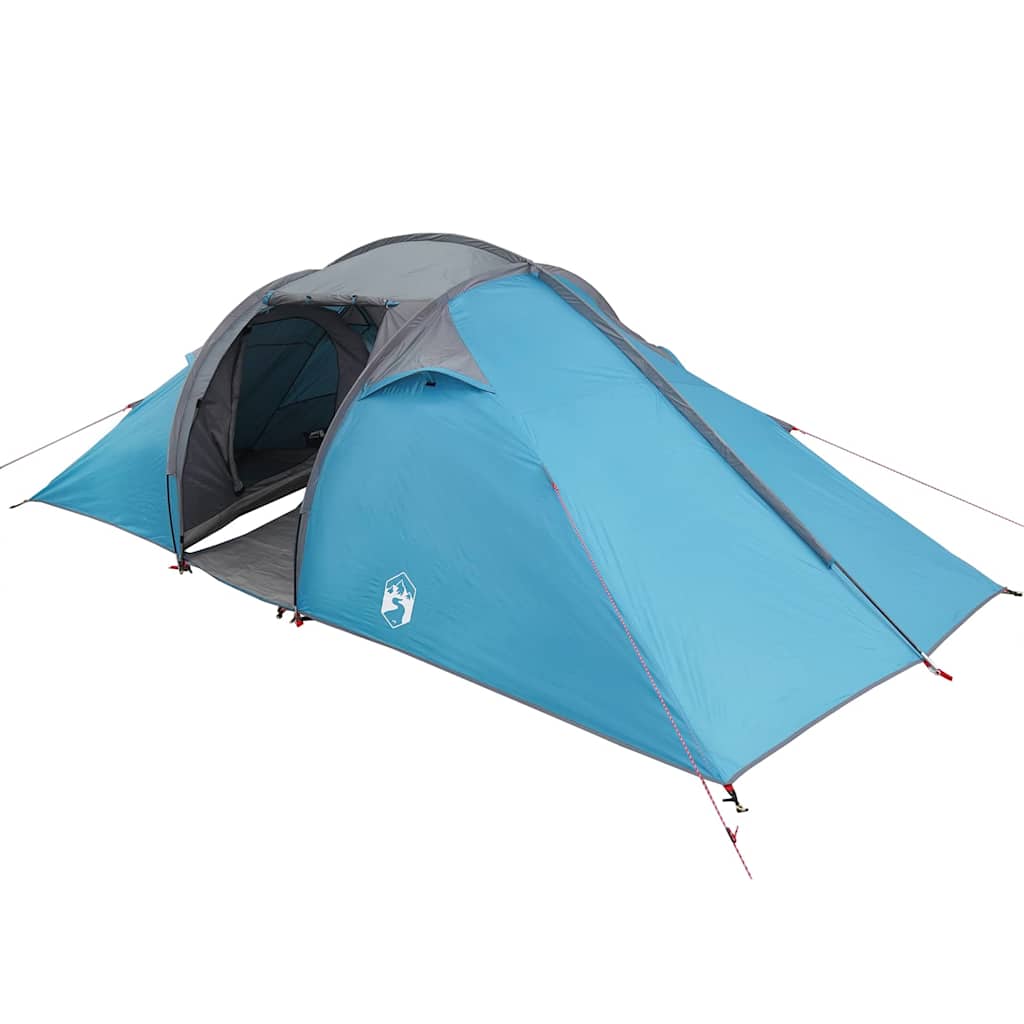 vidaXL Namiot tunelowy z dachem Niebieski 510 x 240 x 156 cm tafta