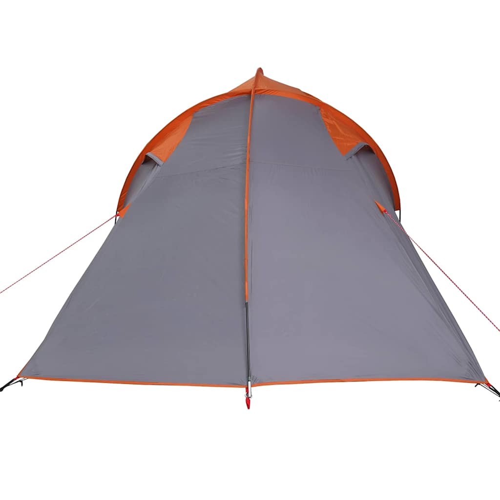 vidaXL Namiot tunelowy Szary i pomarańczowy 510 x 240 x 156 cm tafta