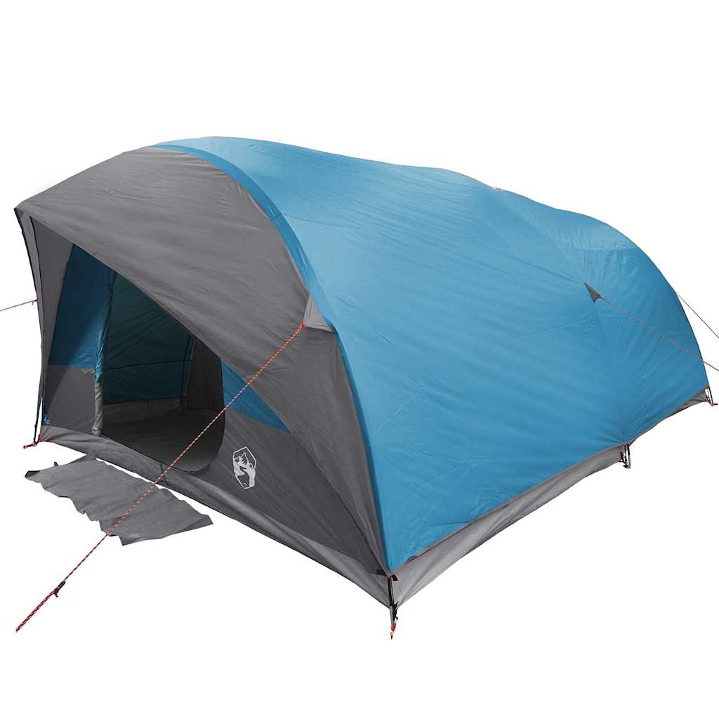 vidaXL Namiot tunelowy z dachem Niebieski 500 x 348 x 200 cm tafta