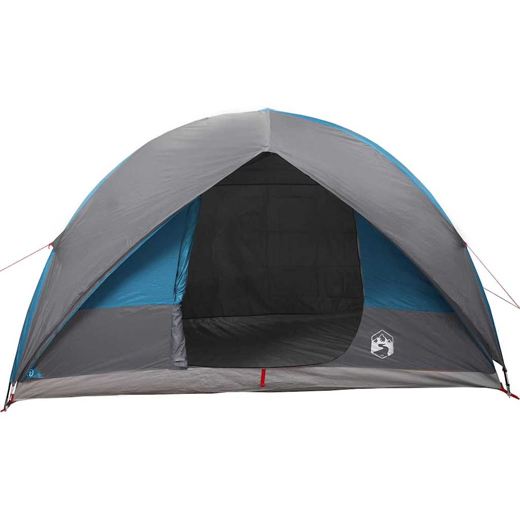 vidaXL Namiot tunelowy z dachem Niebieski 500 x 348 x 200 cm tafta