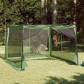 vidaXL Namiot wewnętrzny z dachem Zielony 303 x 303 x 196 cm tafta