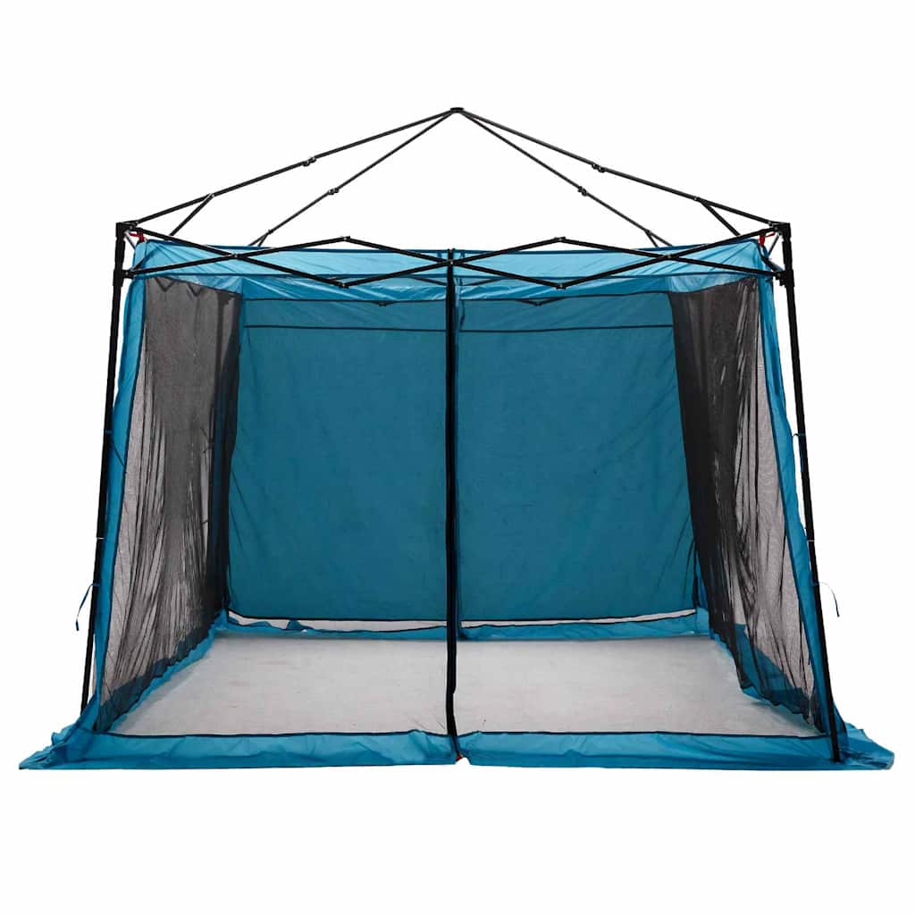 vidaXL Namiot wewnętrzny z dachem Niebieski 303 x 303 x 196 cm tafta