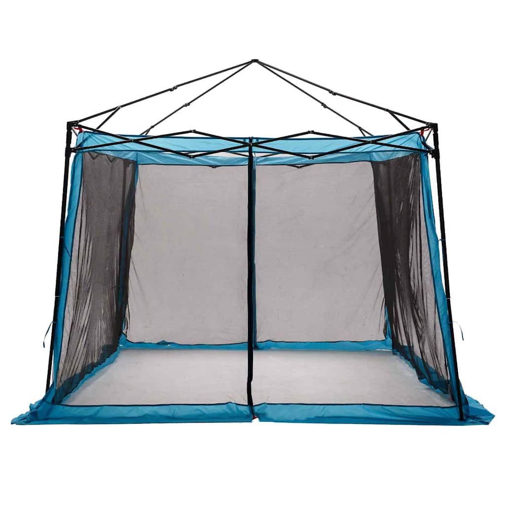 vidaXL Namiot wewnętrzny z dachem Niebieski 303 x 303 x 196 cm tafta