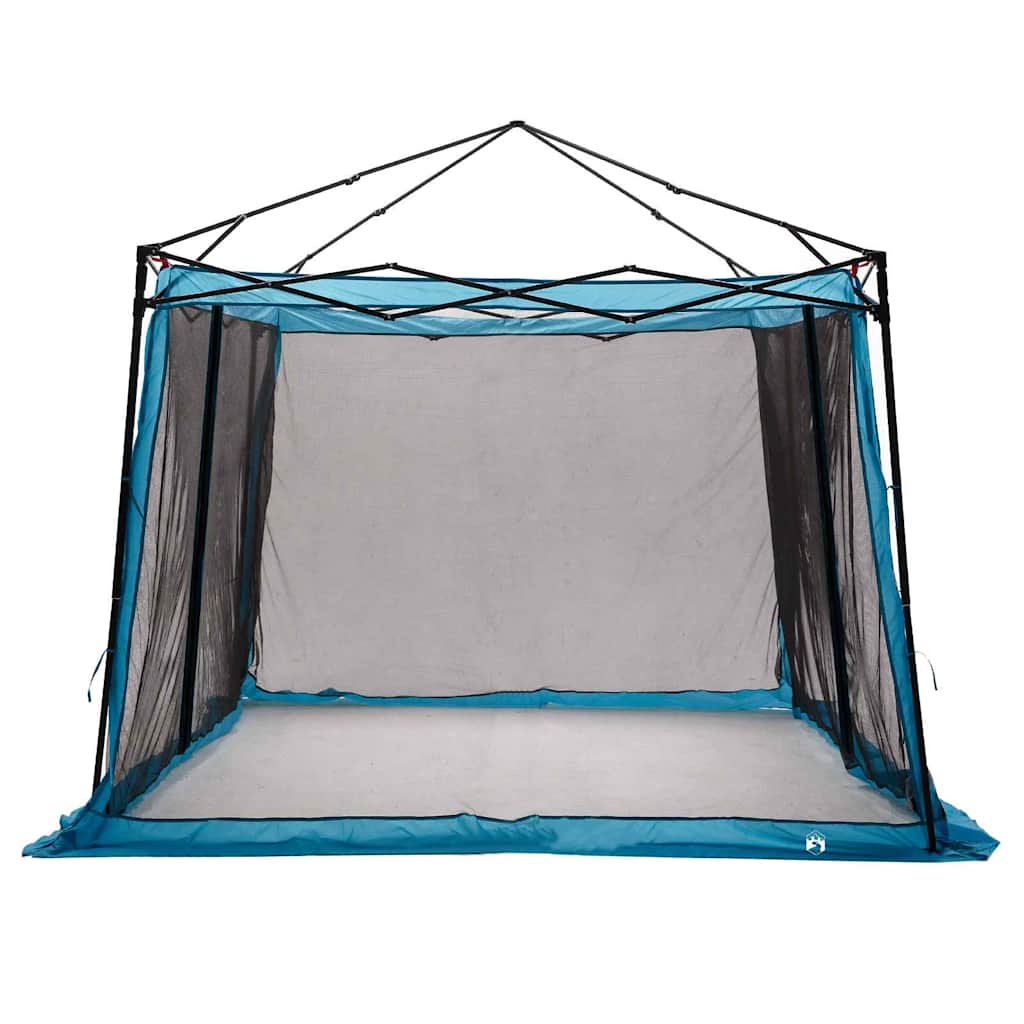 vidaXL Namiot wewnętrzny z dachem Niebieski 303 x 303 x 196 cm tafta