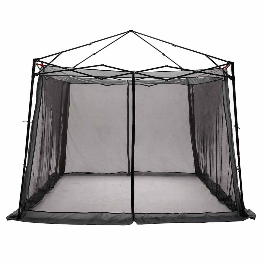 vidaXL Namiot wewnętrzny Szary i pomarańczowy 303 x 303 x 196 cm tafta