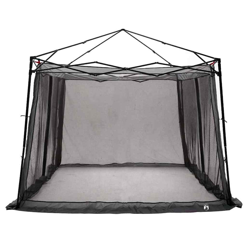 vidaXL Namiot wewnętrzny Szary i pomarańczowy 303 x 303 x 196 cm tafta