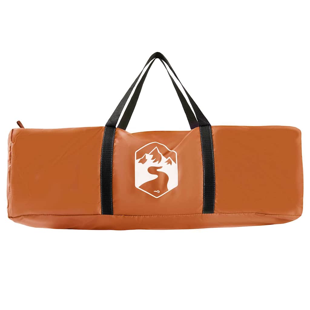 vidaXL Namiot wewnętrzny Szary i pomarańczowy 290 x 288 x 234 cm tafta