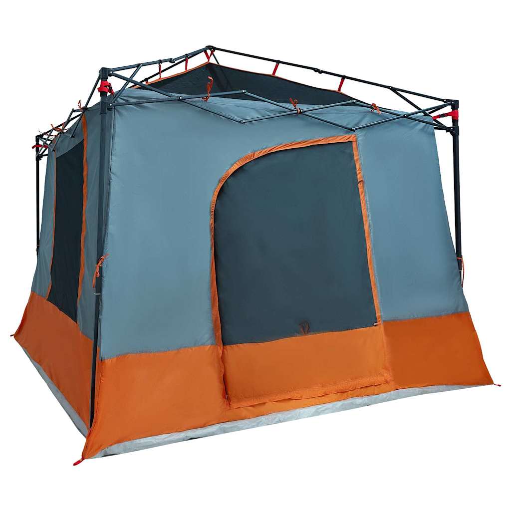 vidaXL Namiot wewnętrzny Szary i pomarańczowy 290 x 288 x 234 cm tafta