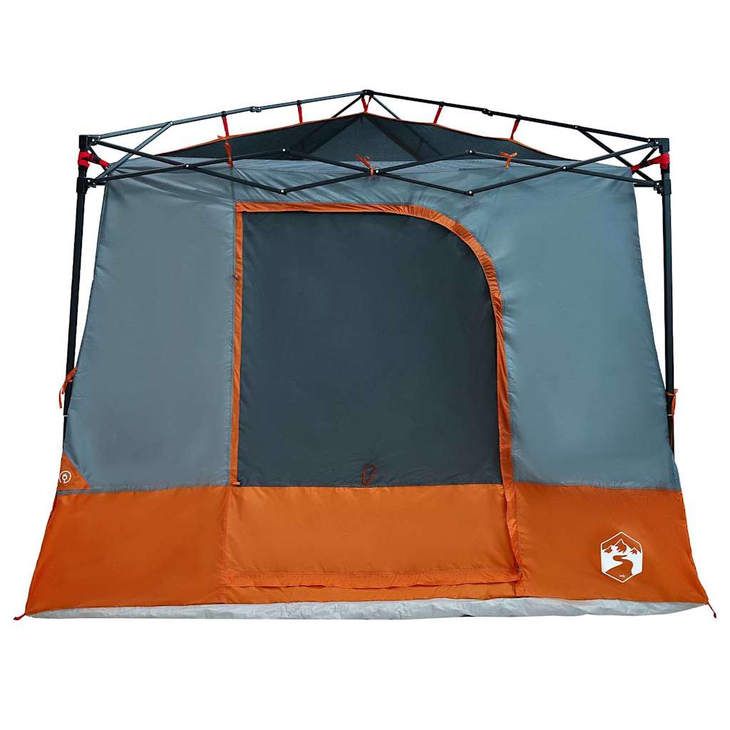 vidaXL Namiot wewnętrzny Szary i pomarańczowy 290 x 288 x 234 cm tafta