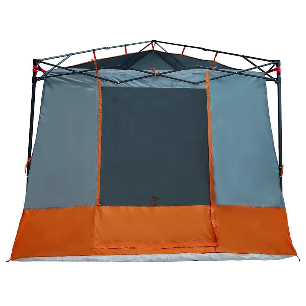 vidaXL Namiot wewnętrzny Szary i pomarańczowy 290 x 288 x 234 cm tafta