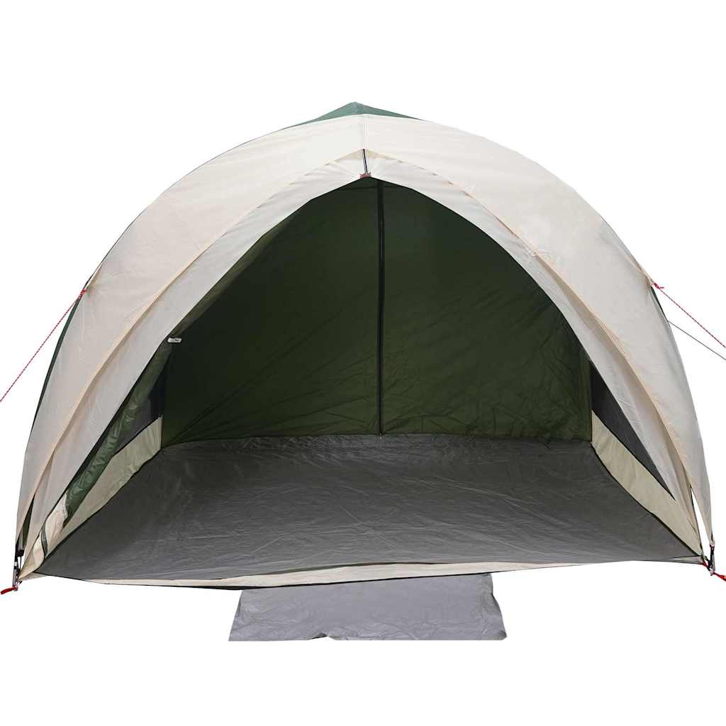 vidaXL Namiot tunelowy z dachem Zielony 410 x 285 x 198 cm tafta