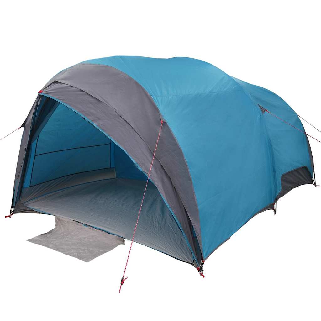 vidaXL Namiot tunelowy z dachem Niebieski 410 x 285 x 198 cm tafta