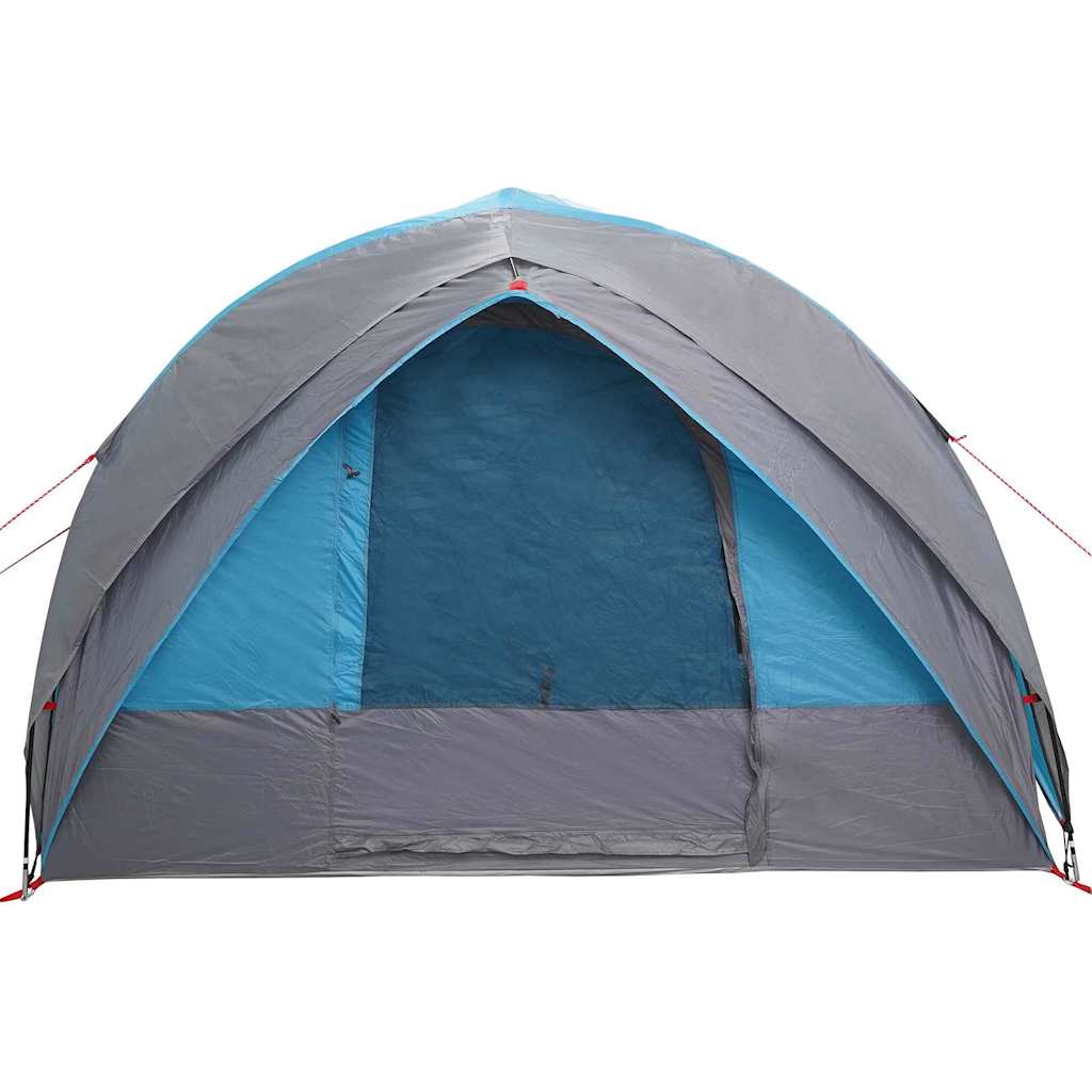 vidaXL Namiot tunelowy z dachem Niebieski 410 x 285 x 198 cm tafta