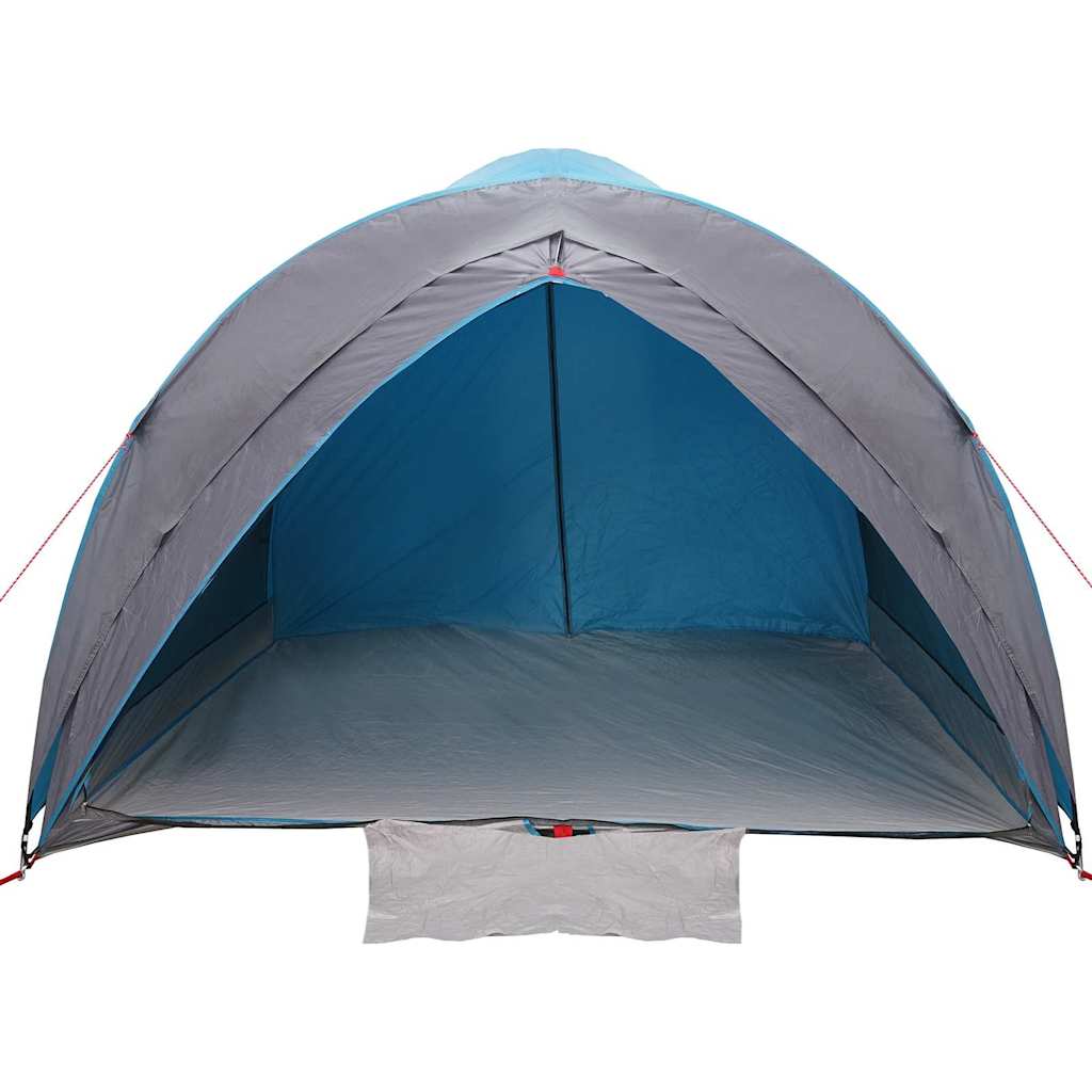 vidaXL Namiot tunelowy z dachem Niebieski 410 x 285 x 198 cm tafta