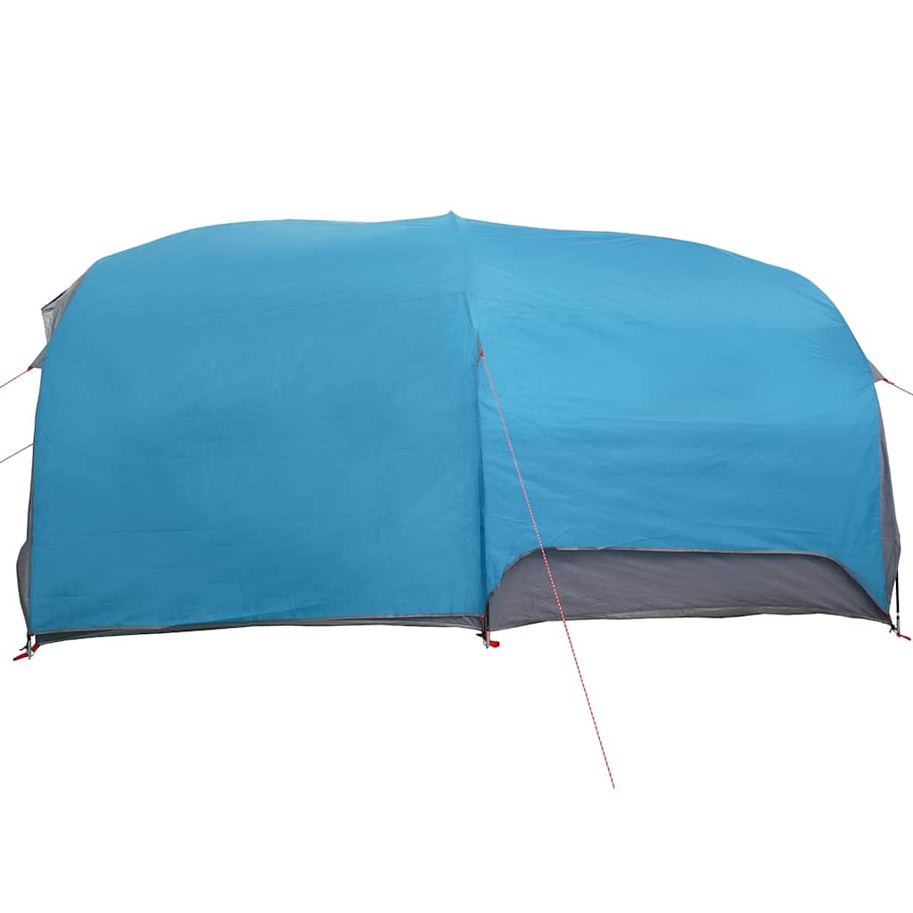 vidaXL Namiot tunelowy z dachem Niebieski 410 x 285 x 198 cm tafta
