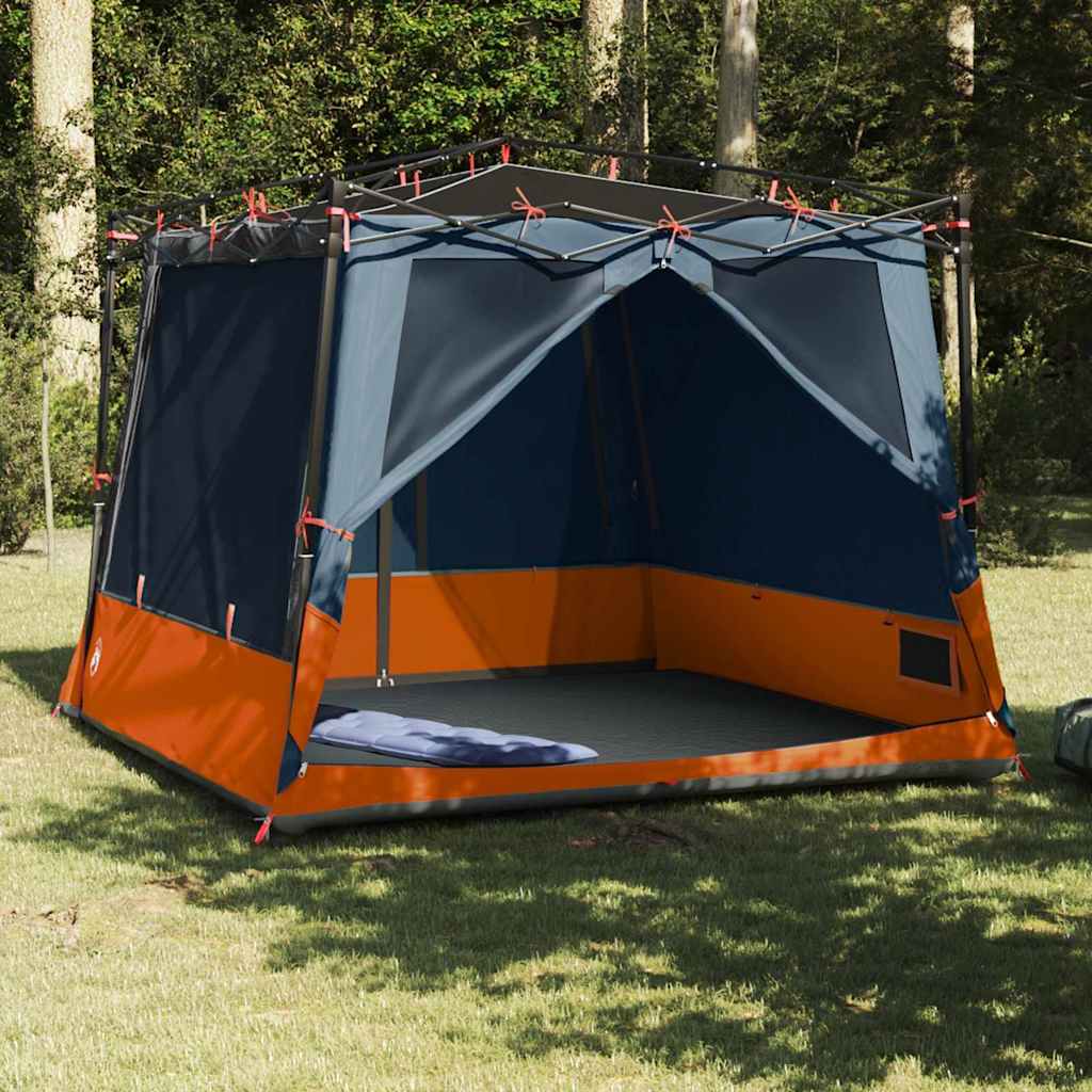 vidaXL Namiot wewnętrzny Szary i pomarańczowy 291 x 291 x 240 cm tafta