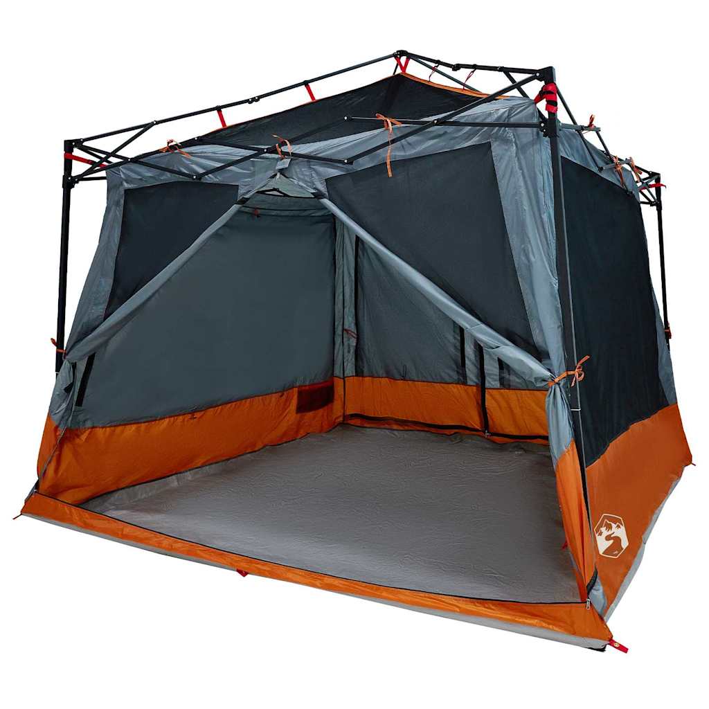 vidaXL Namiot wewnętrzny Szary i pomarańczowy 291 x 291 x 240 cm tafta