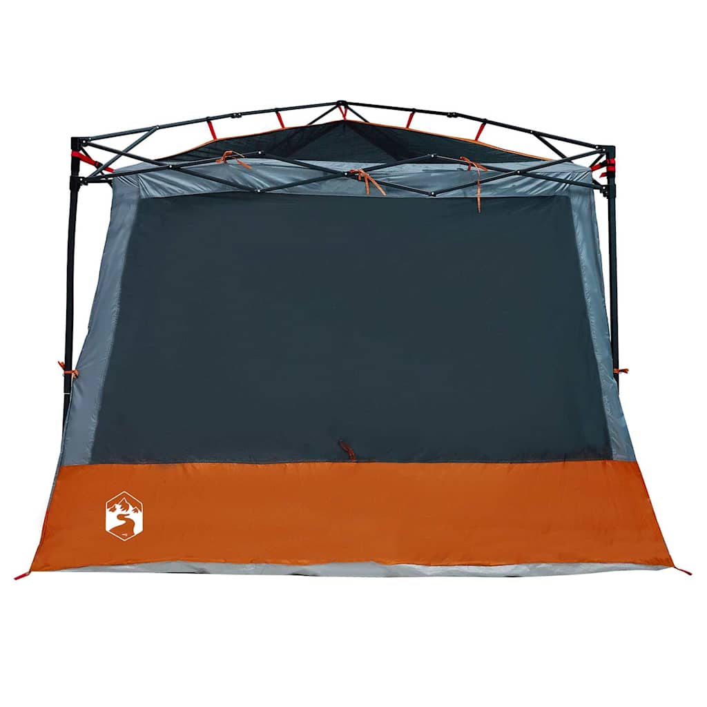 vidaXL Namiot wewnętrzny Szary i pomarańczowy 291 x 291 x 240 cm tafta