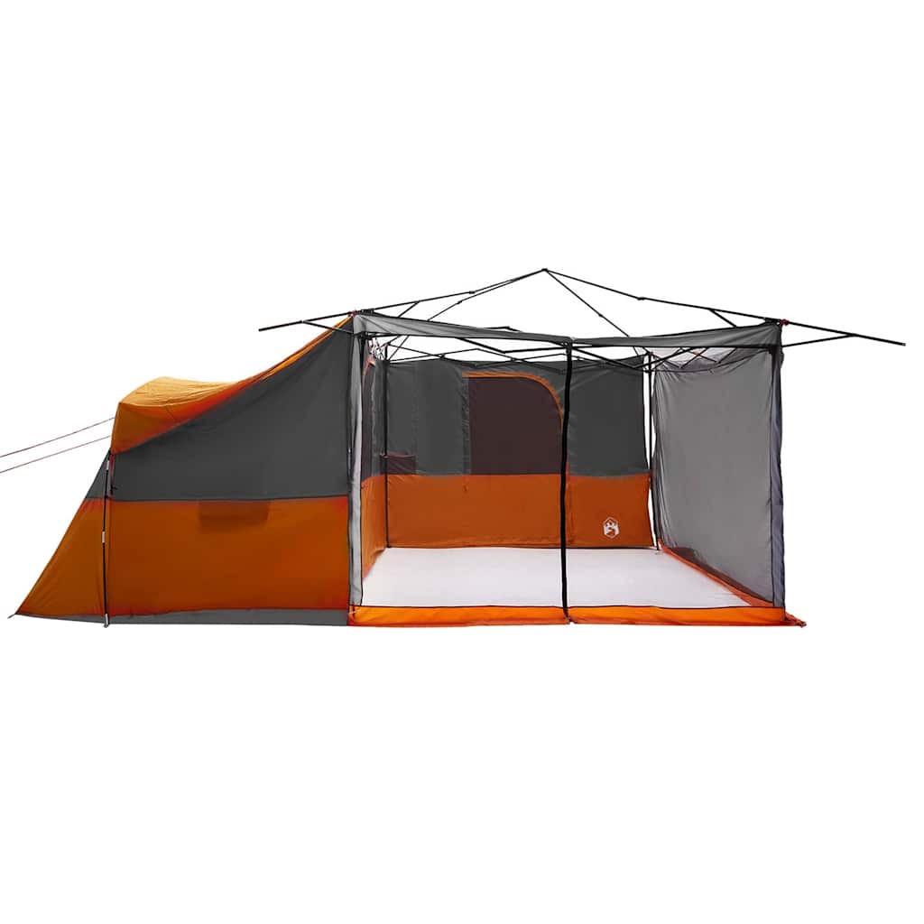 vidaXL Namiot wewnętrzny Szary i pomarańczowy 520 x 520 x 190 cm tafta