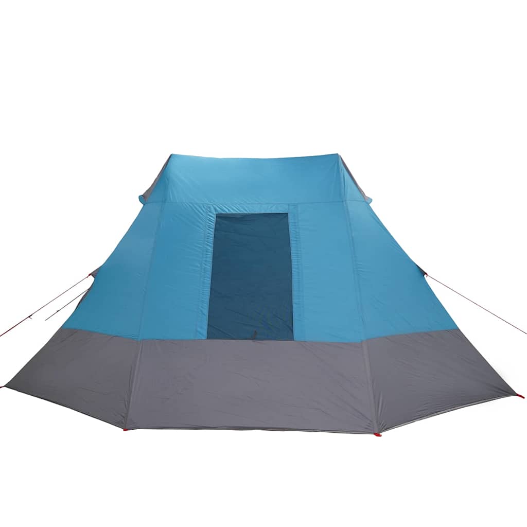 vidaXL Namiot campingowy z dachem Niebieski 482 x 360 x 227 cm tafta